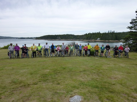Schoodic Peninsula benefit bicycle ride for Schoodic Arts for All