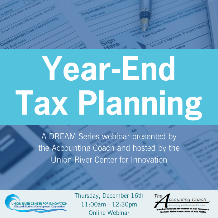 Year-End Tax Planning (Free Webinar)