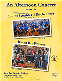 Concert with Boston Scottish Fiddle Orchestra and Belfast Bay Fiddlers
